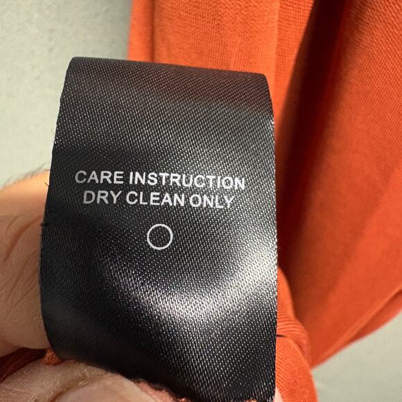 Michael Costello Genevive Maxi Dress Burnt Sienna Women's Small Crossover Bodice - Picture 8 of 16